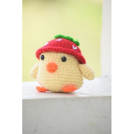 Poppy the Chick Keychain