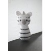 Zebra Stick Crochet Rattle Toy-Teething Relief & Easy to Grasp-For Infants