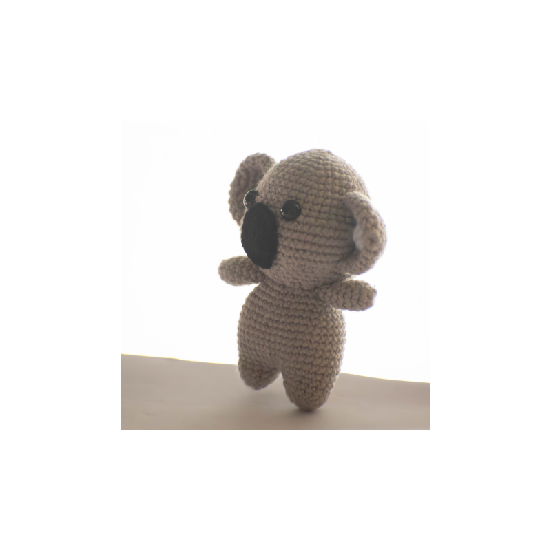 Mini Crocheted Koala - Handmade Plush Toy | cuddlingcrochet