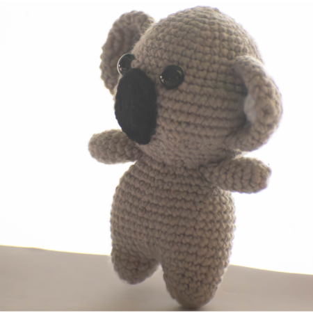 Mini Crocheted Koala - Handmade Plush Toy | cuddlingcrochet