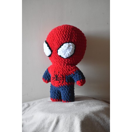 Handmade Crochet Spider-Man Plushie Toy | Amigurumi Hero